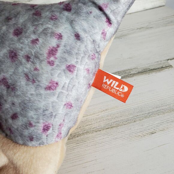 Wild Republic Plush Triceratops Dinosaur Stuffed Animal Toy Dino 12"  NWT - Picture 7 of 10